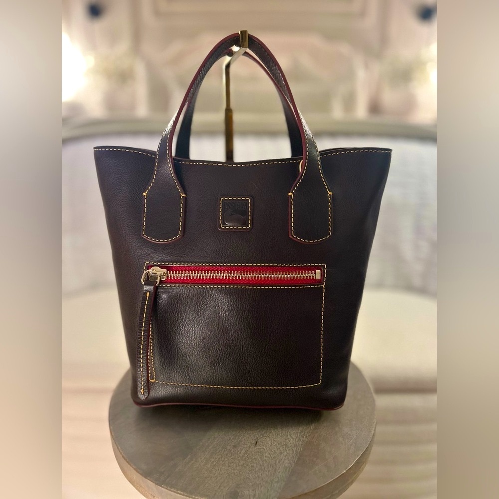 Dooney and Bourke Florentine Brinley Satchel in BROWN TMORO